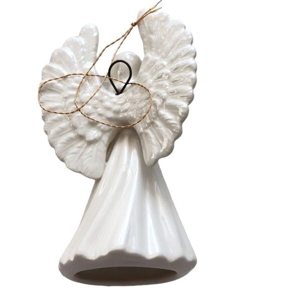 VINTAGE ANGEL WITH INSTRUMENT CHATHAM, MASSACHUSETTS 1993 - Picture 3 of 8